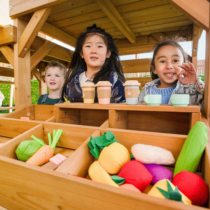 Lifespan Kids Walton Swing Set, Monkey Bars & Play Centre with 2.2m Slide (Green)