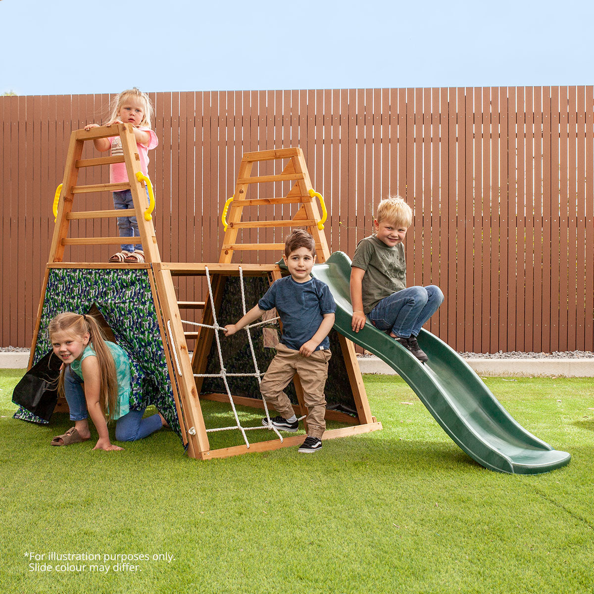 Lifespan Kids Cooper Climb &  1.8m Slide (Yellow)