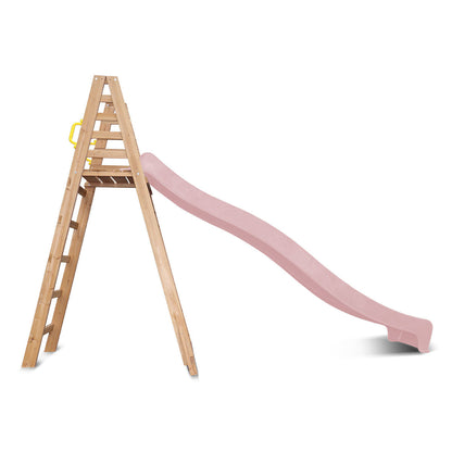 Lifespan Kids Jumbo Climb &  3.0m Slide (Pastel Pink)