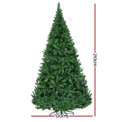 Winter's Wish Christmas Tree 2.1m Xmas Tree Decorations 1134 LEDs