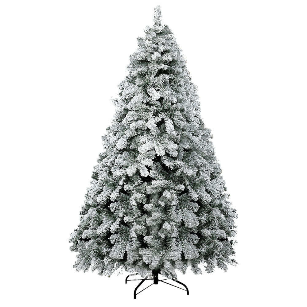 Snow Christmas Tree 2.1m Snow Flocked Xmas Tree Decorations 859 Tips by Jingle Jollys