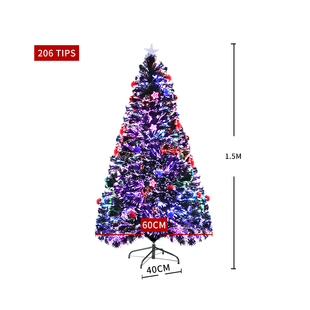 SANTACO Christmas Tree Fibre Optic with 1.5 Meter-1942353778514726914