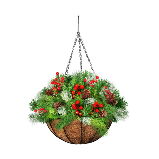 Santaco Christmas Hanging Basket Ornaments 30CM-1942353776937668609
