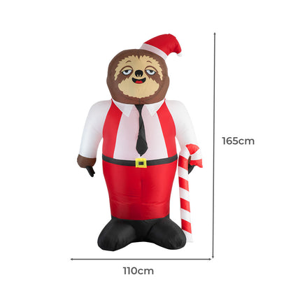 Santaco Christmas Inflatable Sloth 1.8M-1942353248975458306