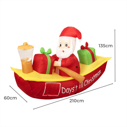 Santaco Christmas Inflatable Santa Clau-1942353249151619074