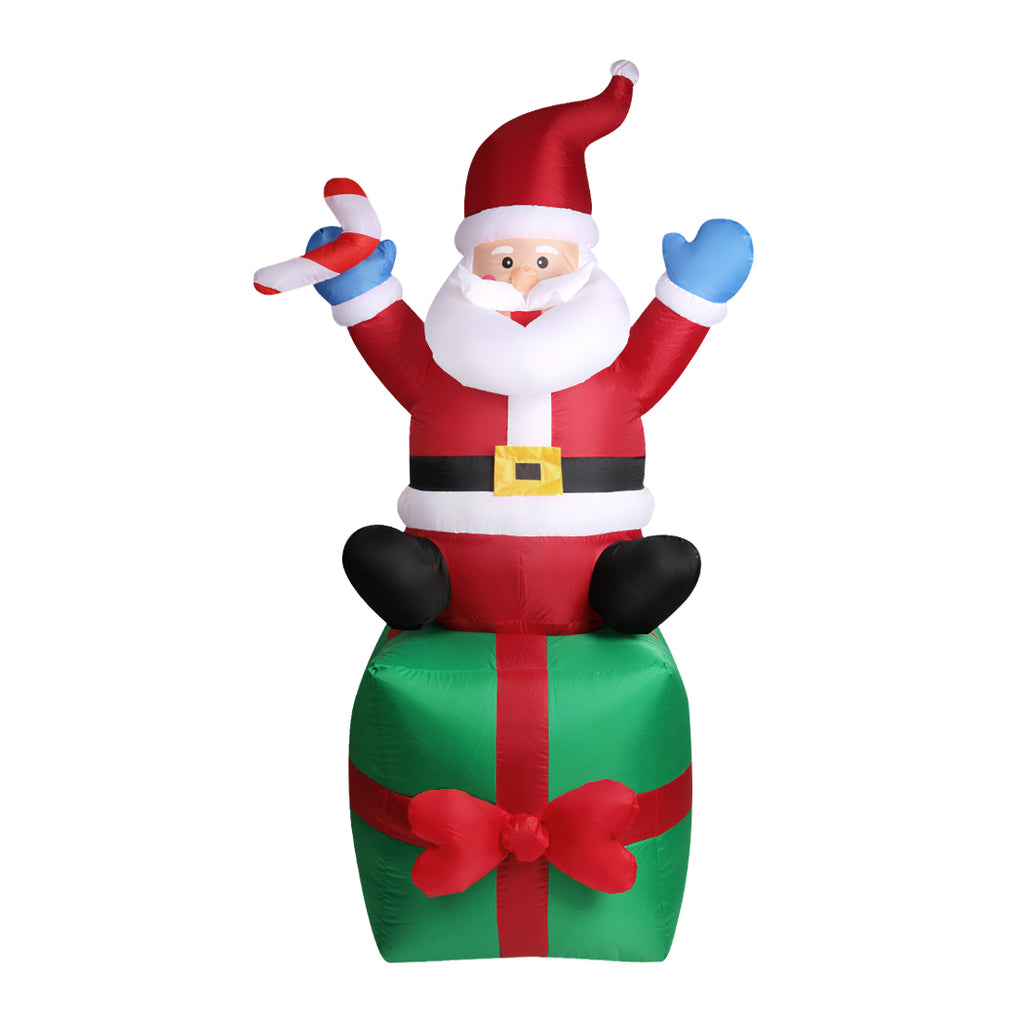 Inflatable Christmas Santa Snowman with LED Light Xmas Decoration Outdoor Type 4 - Christmas Outlet Online