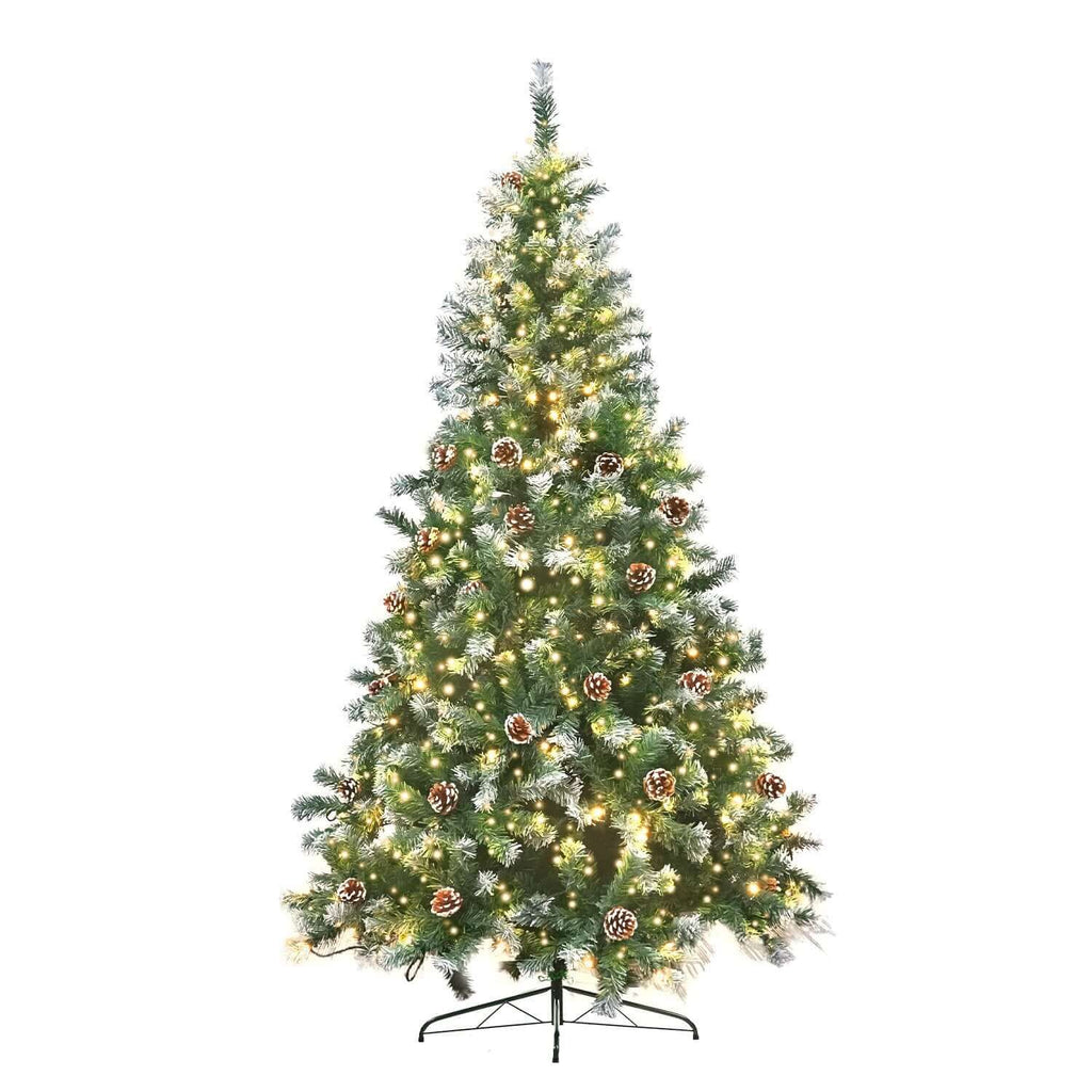 Christabelle 1.2m Pre Lit LED Christmas Tree Decor with Pine Cones Xmas Decorations - Christmas Outlet Online