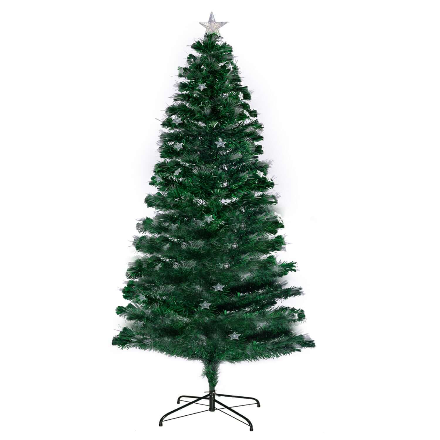 Christabelle 1.2m Enchanted Pre Lit Fibre Optic Christmas Tree Stars Xmas Decor - Christmas Outlet Online