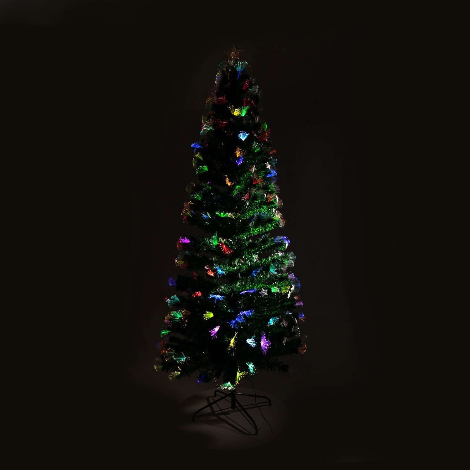 Christabelle 2.1m Enchanted Pre Lit Fibre Optic Christmas Tree Xmas Decor - Christmas Outlet Online