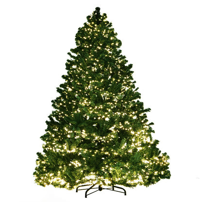 Jingle Jollys Christmas Tree 2.4M Xmas Tree 3190 LED Lights 8 Modes Warm White - Christmas Outlet Online