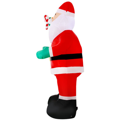 Jingle Jollys Christmas Inflatable Santa 3M Xmas Outdoor Decorations LED Lights - Christmas Outlet Online