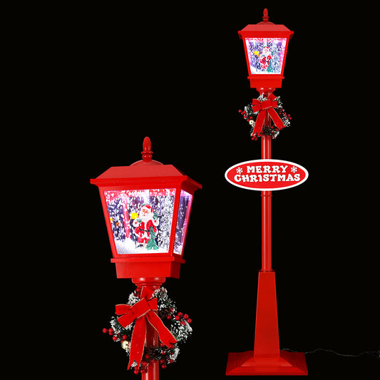 Jingle Jollys Christmas Lights 180cm Post Lamp 18 LED Fairy Light Decorations - Christmas Outlet Online