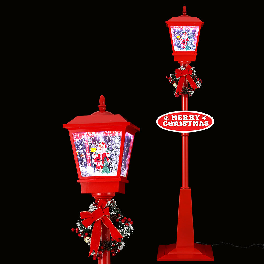 Jingle Jollys Christmas Lights 180cm Post Lamp 18 LED Fairy Light Decorations - Christmas Outlet Online