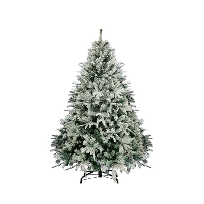 Santaco Christmas Tree 1.8M 6Ft Fairy Lights Snow Flocked Xmas Ornaments Decor - Christmas Outlet Online