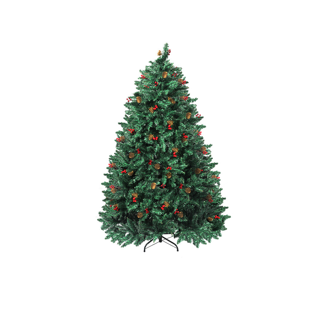 Santaco Christmas Tree 1.2M 4Ft Pinecone Decorated Xmas Home Garden Decorations - Christmas Outlet Online