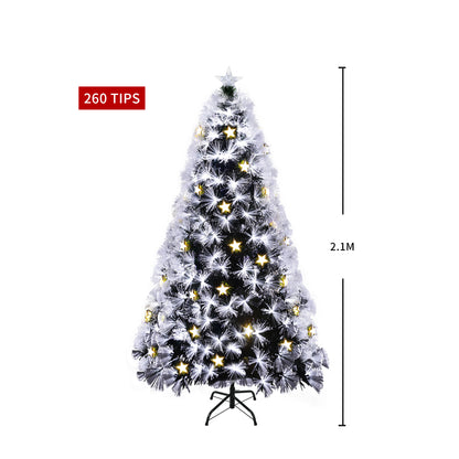 Santaco Christmas Tree 2.1M 7Ft Xmas Decorations Fibre Optic Multicolour Lights - Christmas Outlet Online