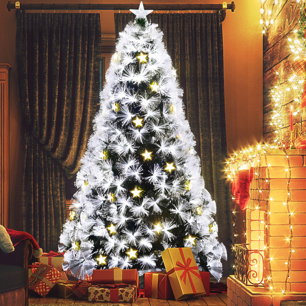 Santaco Christmas Tree 1.5M 5Ft Xmas Decorations Fibre Optic Multicolour Lights - Christmas Outlet Online